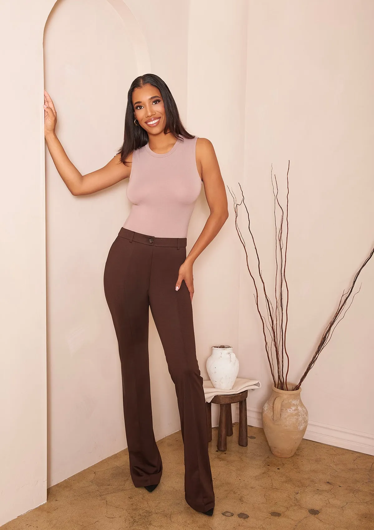 Tall Lia Flare Dress Pants sold by Alloy Apparel product image thumbnail 5