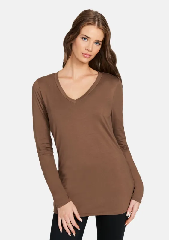 Alloy Basics - Tall Long Sleeve V-Neck sold by Alloy Apparel