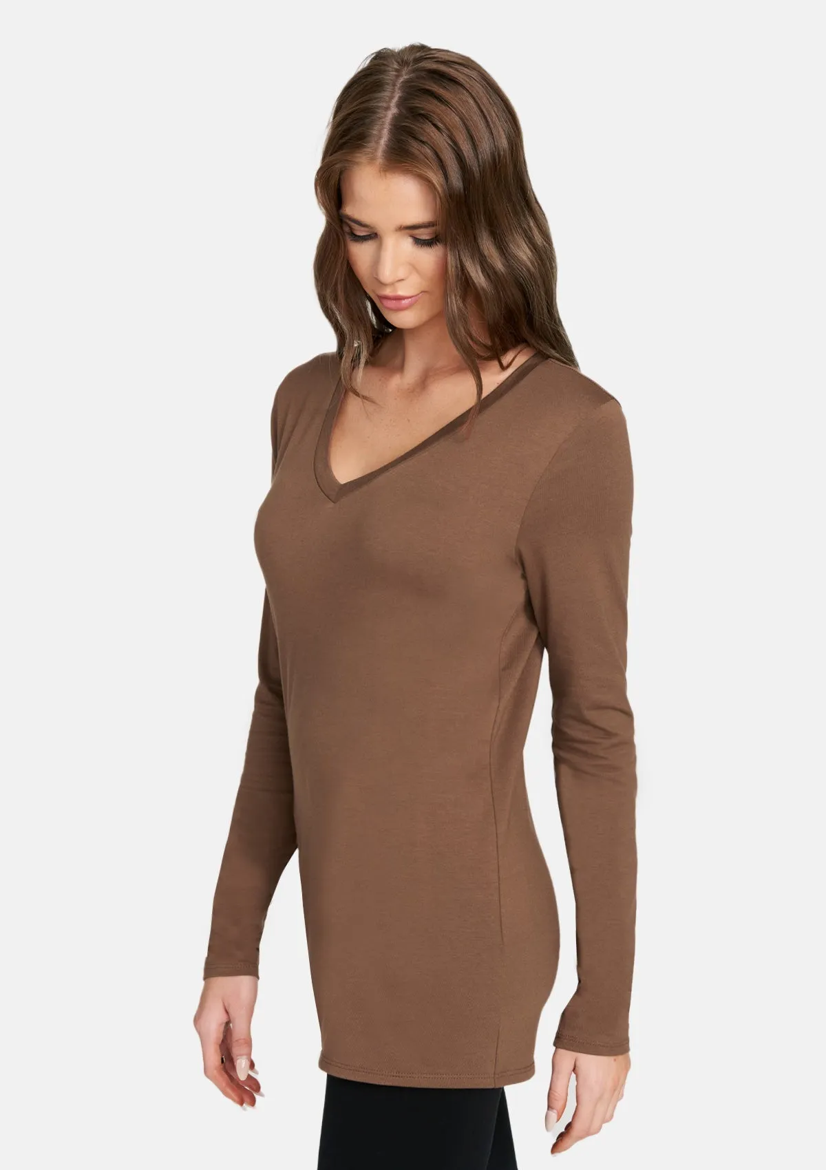 Alloy Basics - Tall Long Sleeve V-Neck sold by Alloy Apparel product image thumbnail 2