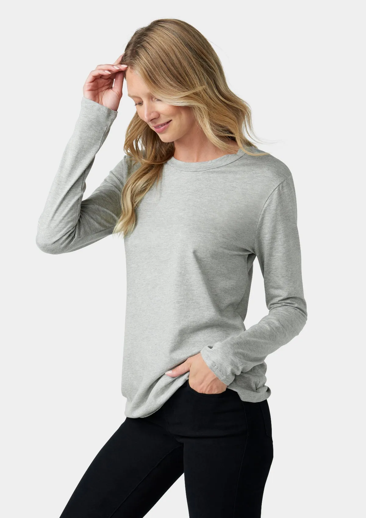 Alloy Basics - Tall Long Sleeve Crew sold by Alloy Apparel product image thumbnail 2