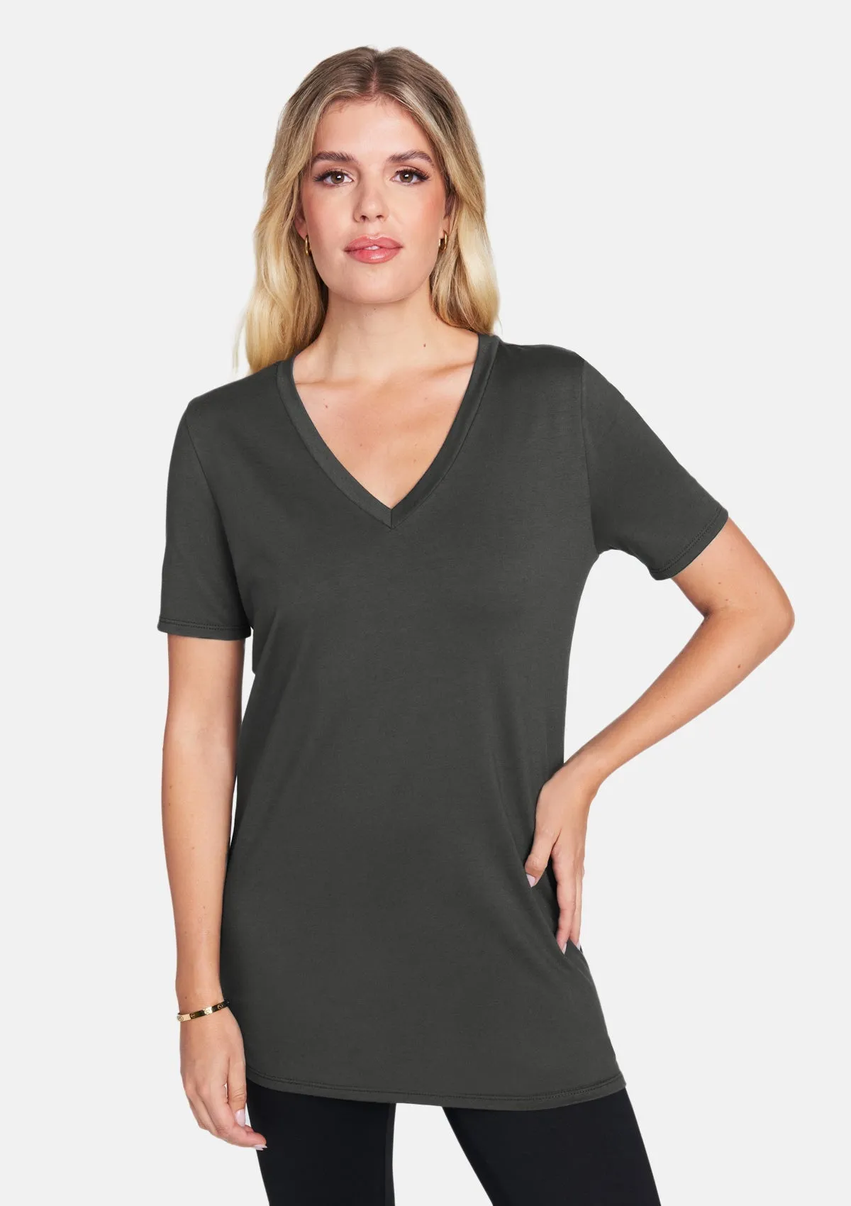 Alloy Basics – Tall V-Neck Tee sold by Alloy Apparel