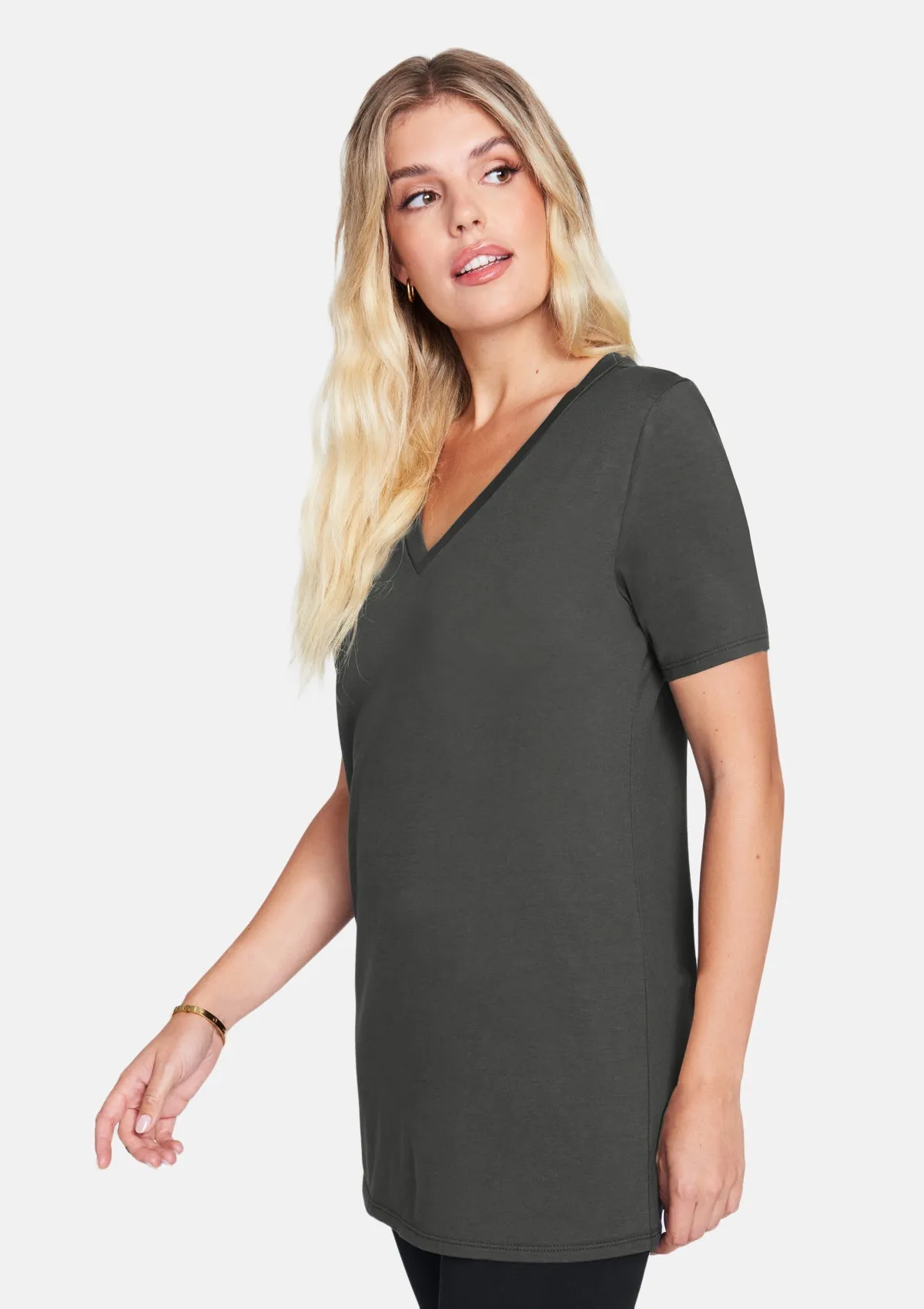 Alloy Basics – Tall V-Neck Tee sold by Alloy Apparel product image thumbnail 2