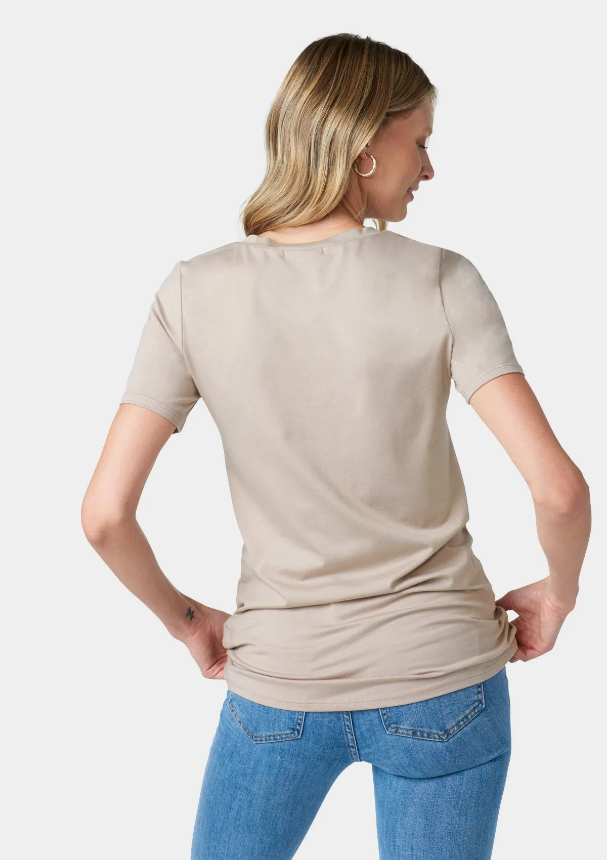 Alloy Basics – Tall Crewneck Tee sold by Alloy Apparel product image thumbnail 3