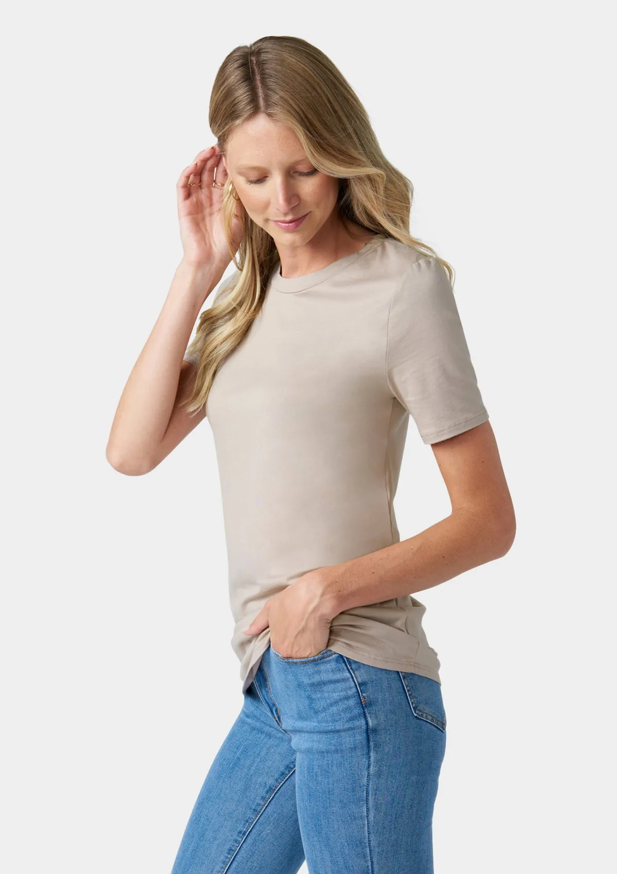 Alloy Basics – Tall Crewneck Tee sold by Alloy Apparel product image thumbnail 2