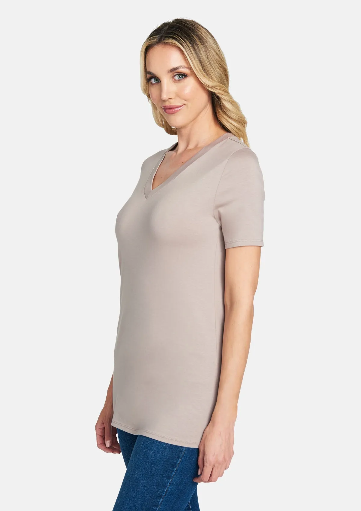 Alloy Basics – Tall V-Neck Tee sold by Alloy Apparel product image thumbnail 2