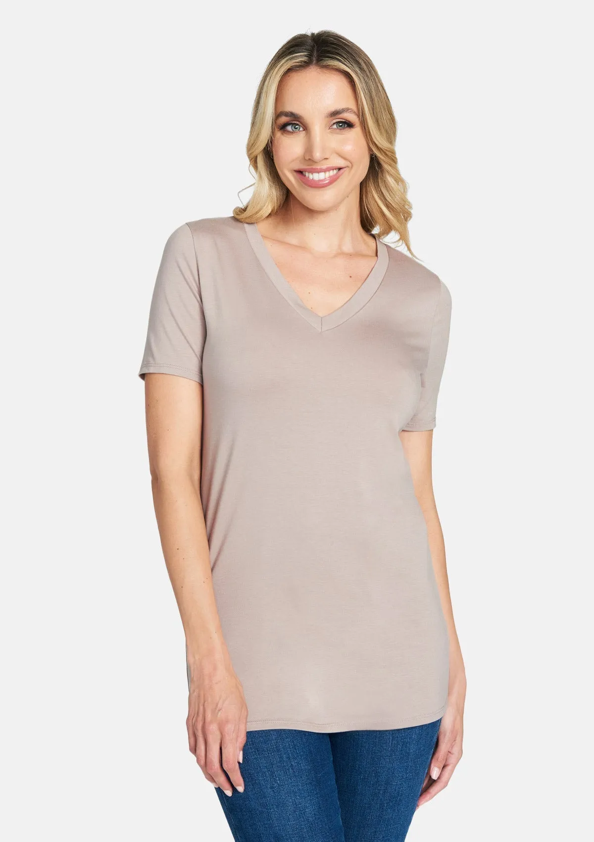 Alloy Basics – Tall V-Neck Tee sold by Alloy Apparel