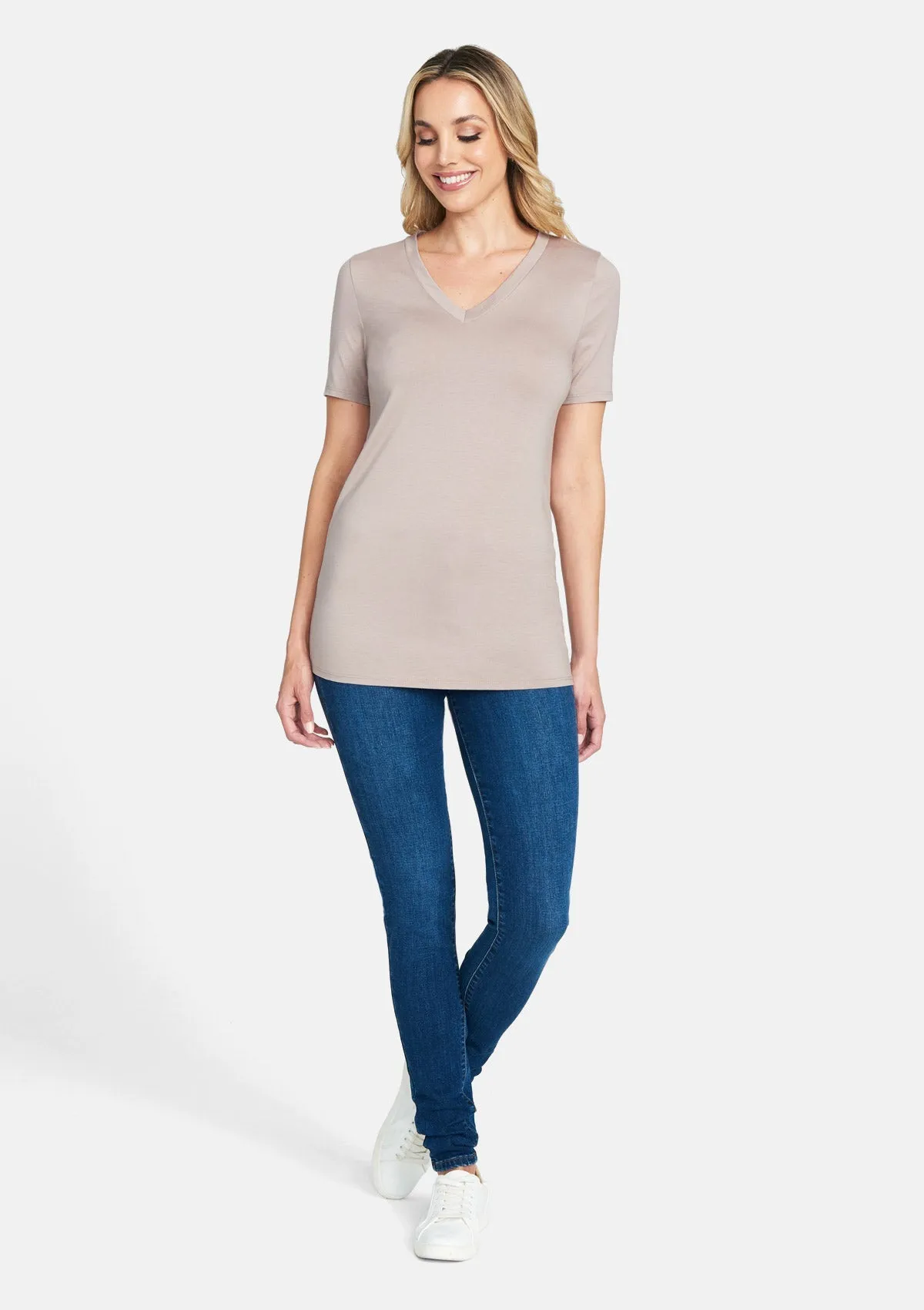 Alloy Basics – Tall V-Neck Tee sold by Alloy Apparel product image thumbnail 4