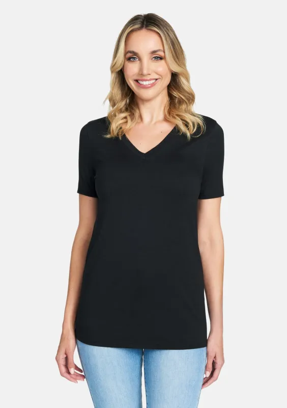 Alloy Basics – Tall V-Neck Tee sold by Alloy Apparel