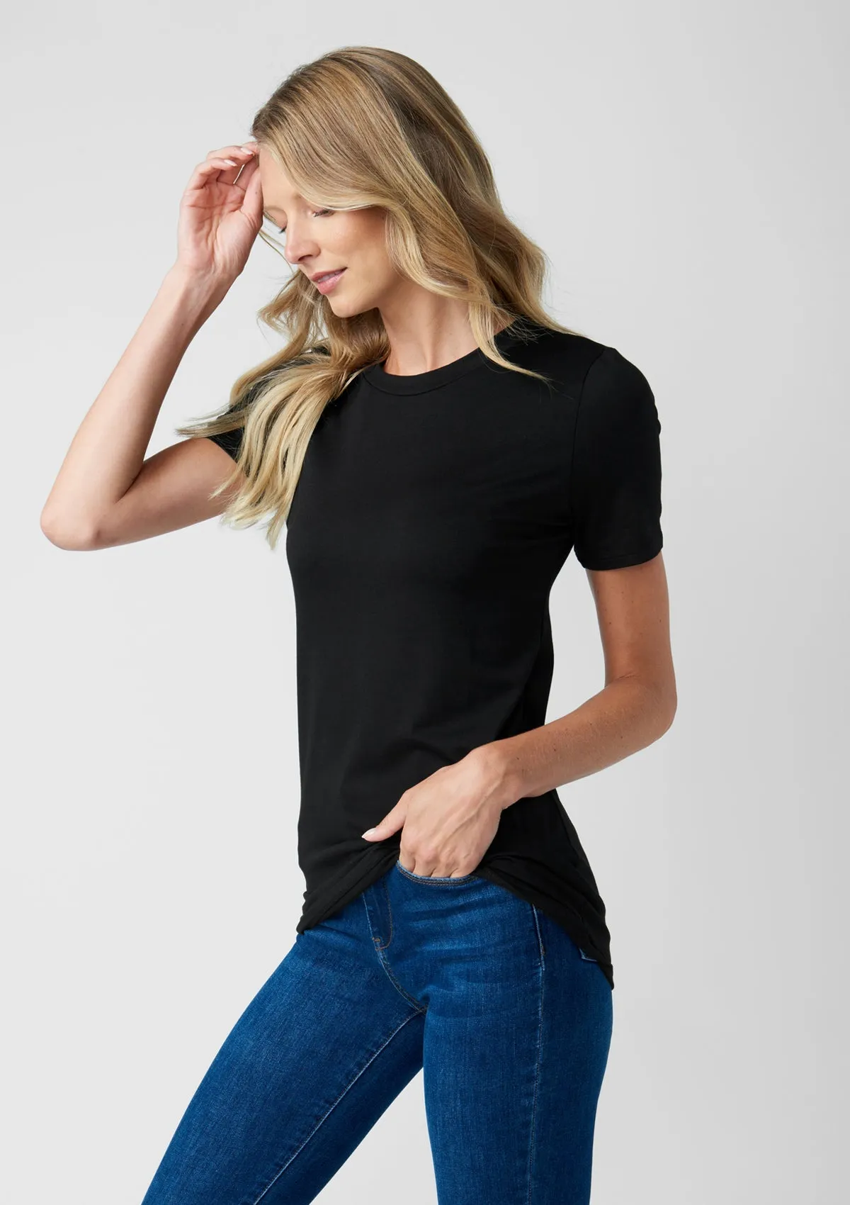 Alloy Basics – Tall Crewneck Tee sold by Alloy Apparel product image thumbnail 2