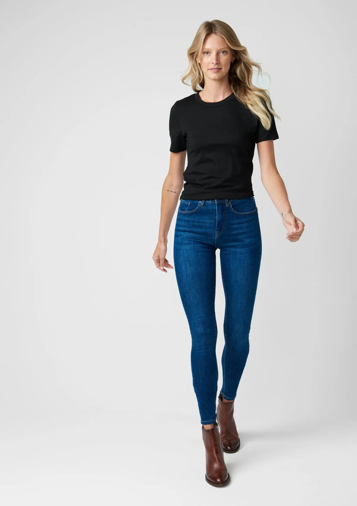 Alloy Basics – Tall Crewneck Tee sold by Alloy Apparel product image thumbnail 4