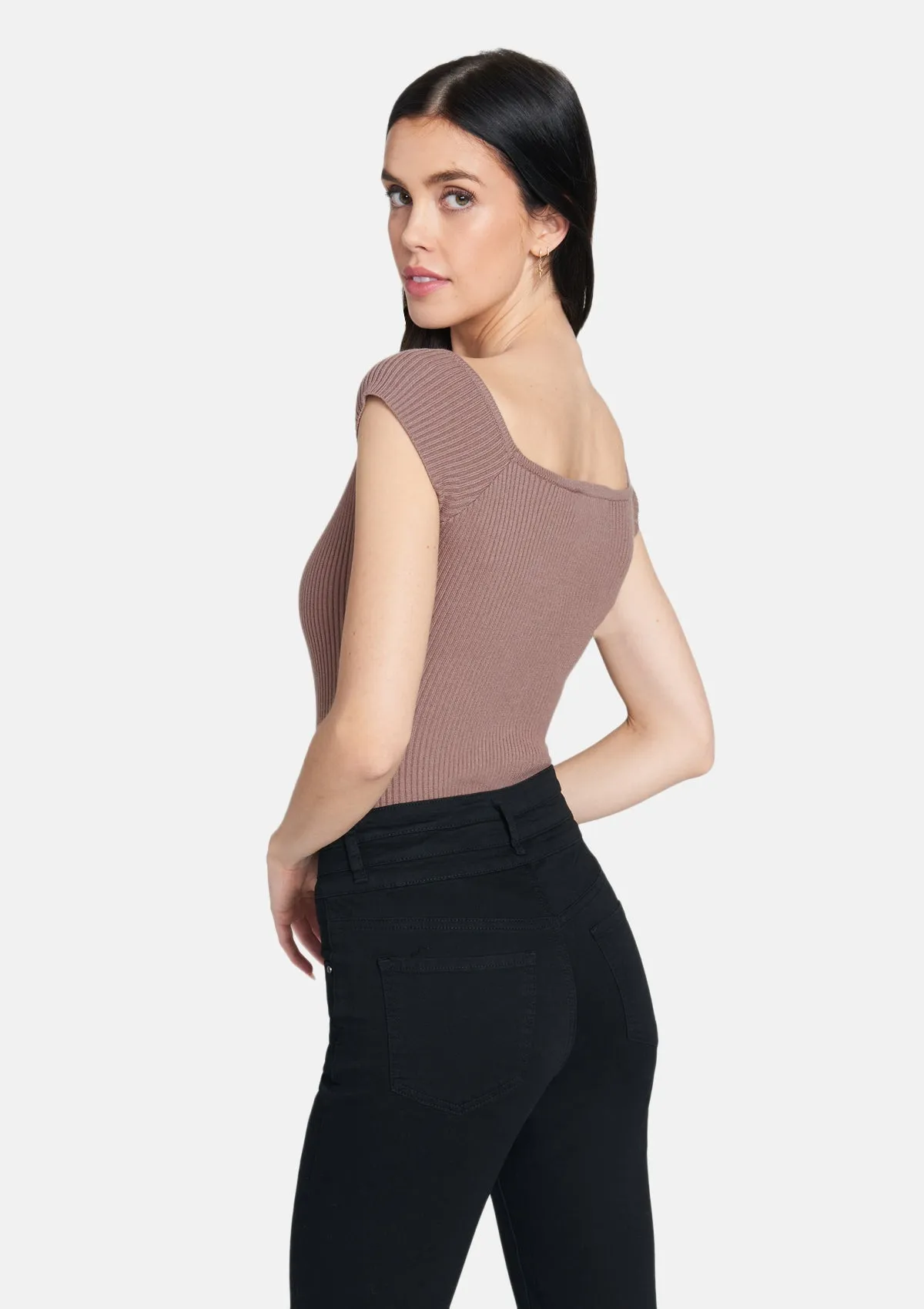 Tall Kim Ribbed Bodysuit sold by Alloy Apparel product image thumbnail 4