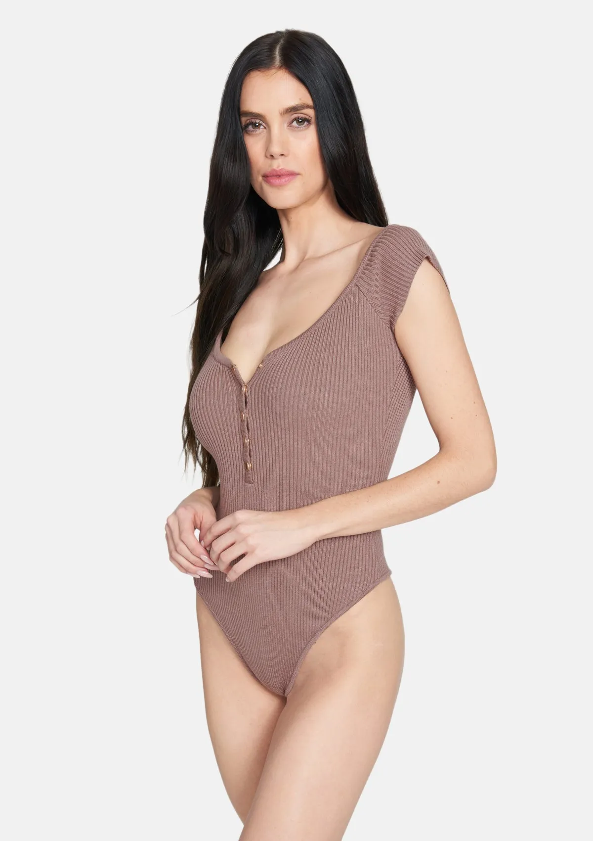 Tall Kim Ribbed Bodysuit sold by Alloy Apparel product image thumbnail 3