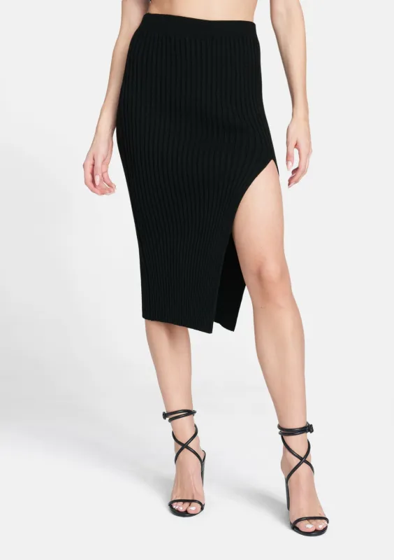 Tall Kaylee Knit Skirt sold by Alloy Apparel