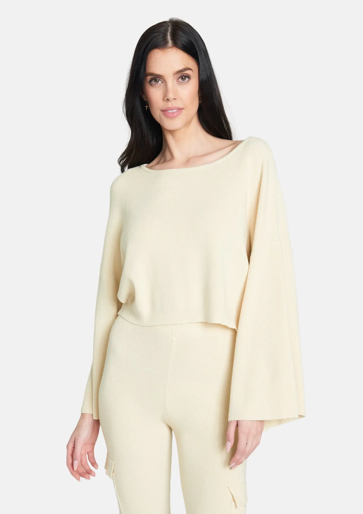 Tall Jodie Wide Sleeve Top sold by Alloy Apparel product image thumbnail 2