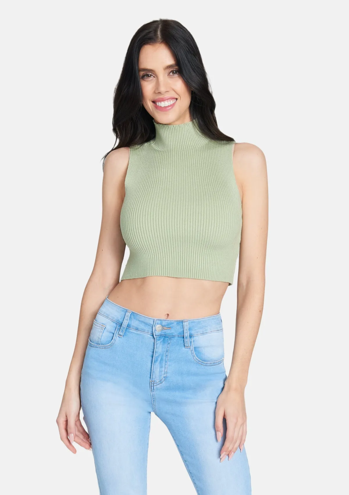 Tall Julianna Ribbed Tank sold by Alloy Apparel product image thumbnail 2