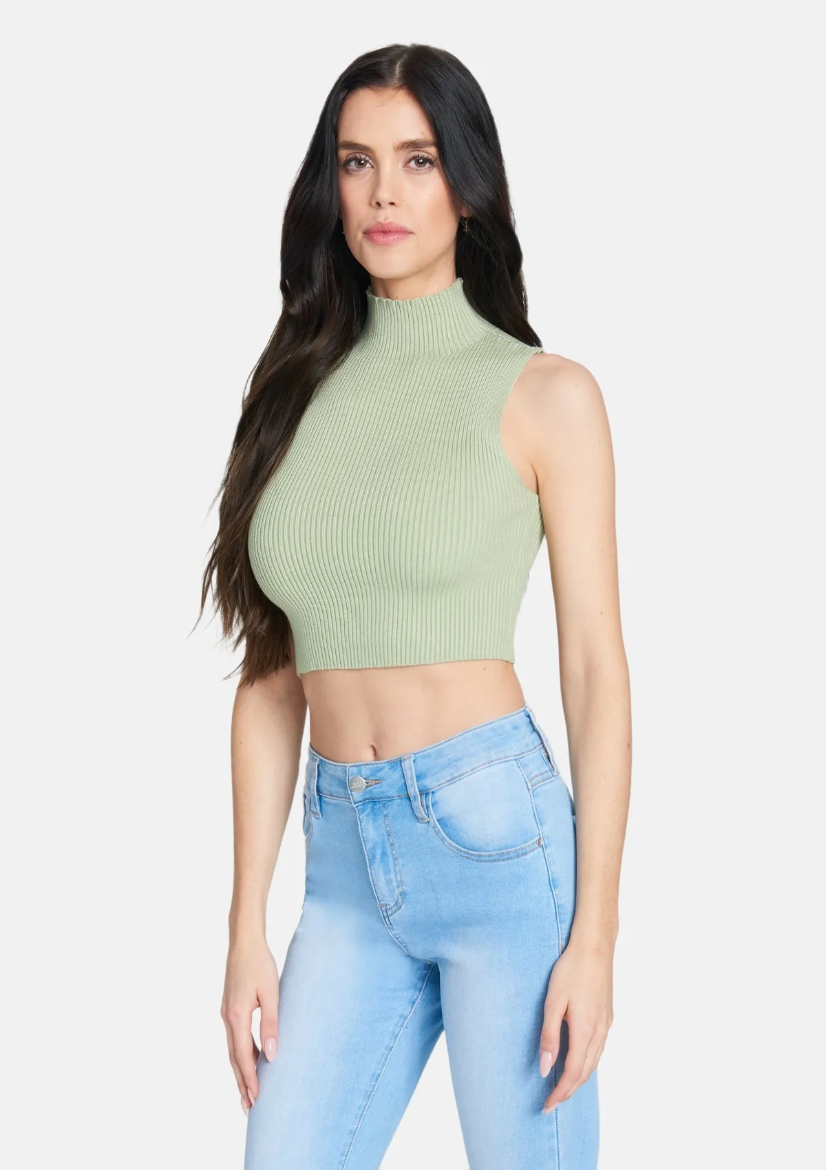 Tall Julianna Ribbed Tank sold by Alloy Apparel product image thumbnail 3