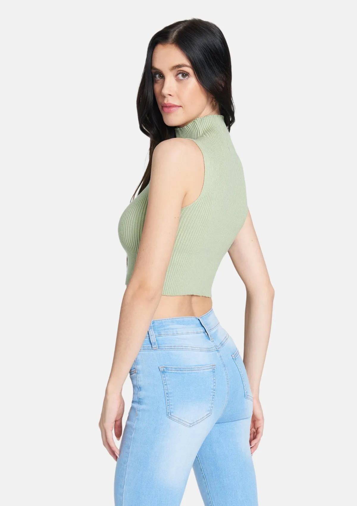 Tall Julianna Ribbed Tank sold by Alloy Apparel product image thumbnail 4