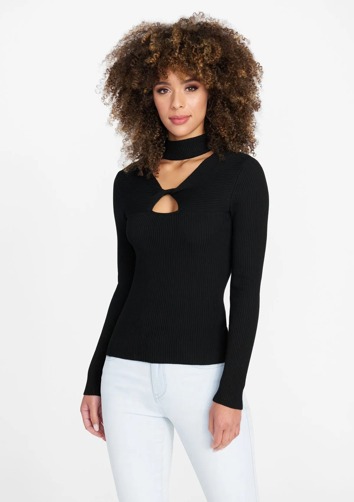 Tall Blair Cut Out Sweater sold by Alloy Apparel product image thumbnail 3