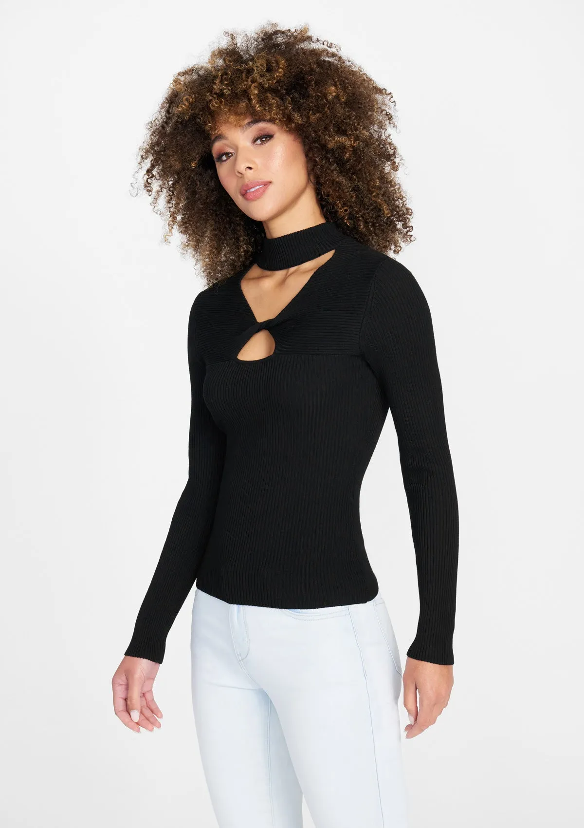 Tall Blair Cut Out Sweater sold by Alloy Apparel product image thumbnail 4