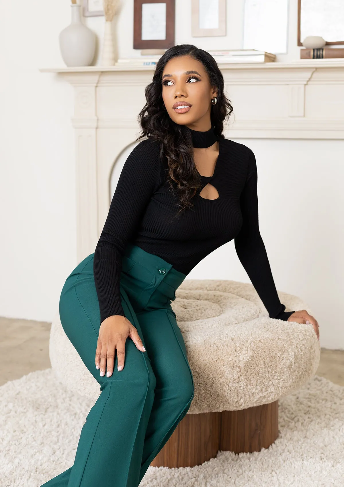 Tall Blair Cut Out Sweater sold by Alloy Apparel product image thumbnail 2