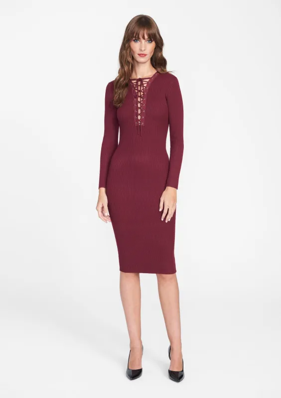 Tall Andria Knit Midi Dress sold by Alloy Apparel