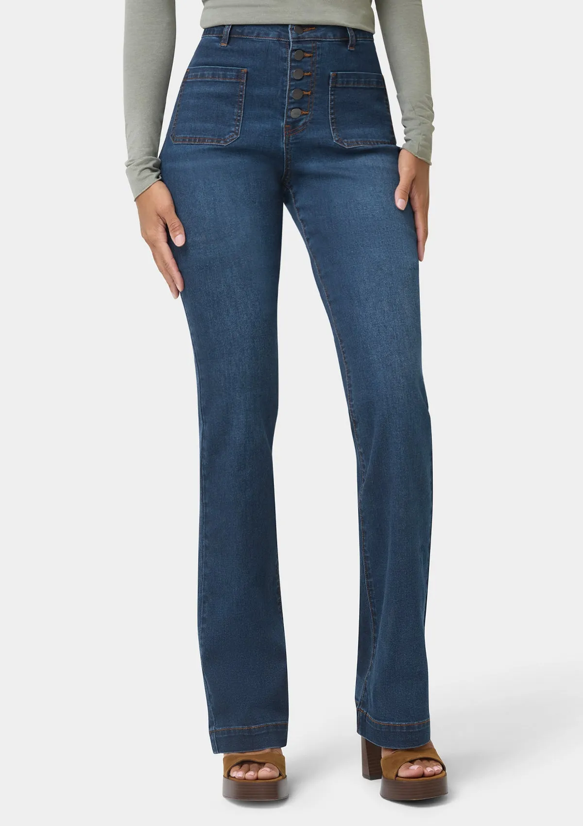 Tall Amanda High Rise Bootcut Jeans sold by Alloy Apparel product image thumbnail 2