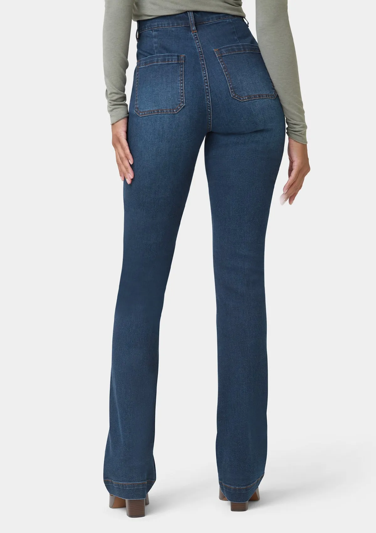Tall Amanda High Rise Bootcut Jeans sold by Alloy Apparel product image thumbnail 4