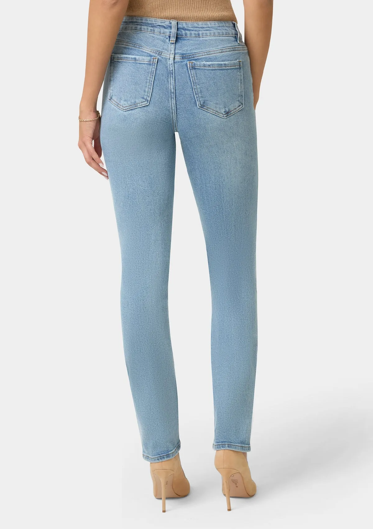 Tall Chloe High Rise Straight Leg Jeans sold by Alloy Apparel product image thumbnail 4