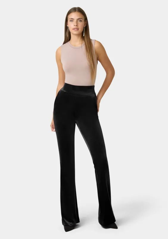 Tall Samara Flare Velvet Pants made by Alloy Apparel