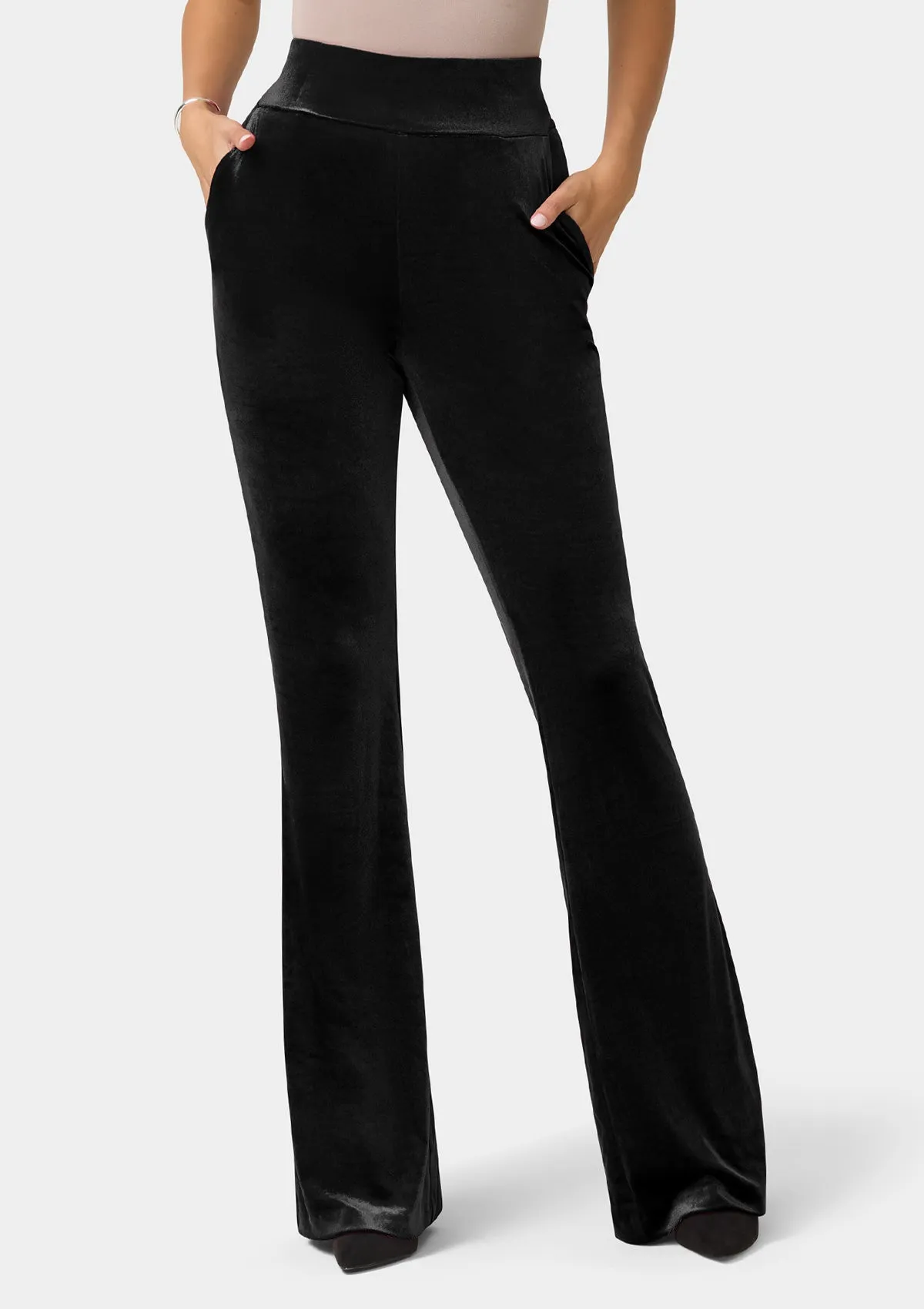 Tall Samara Flare Velvet Pants sold by Alloy Apparel product image thumbnail 2