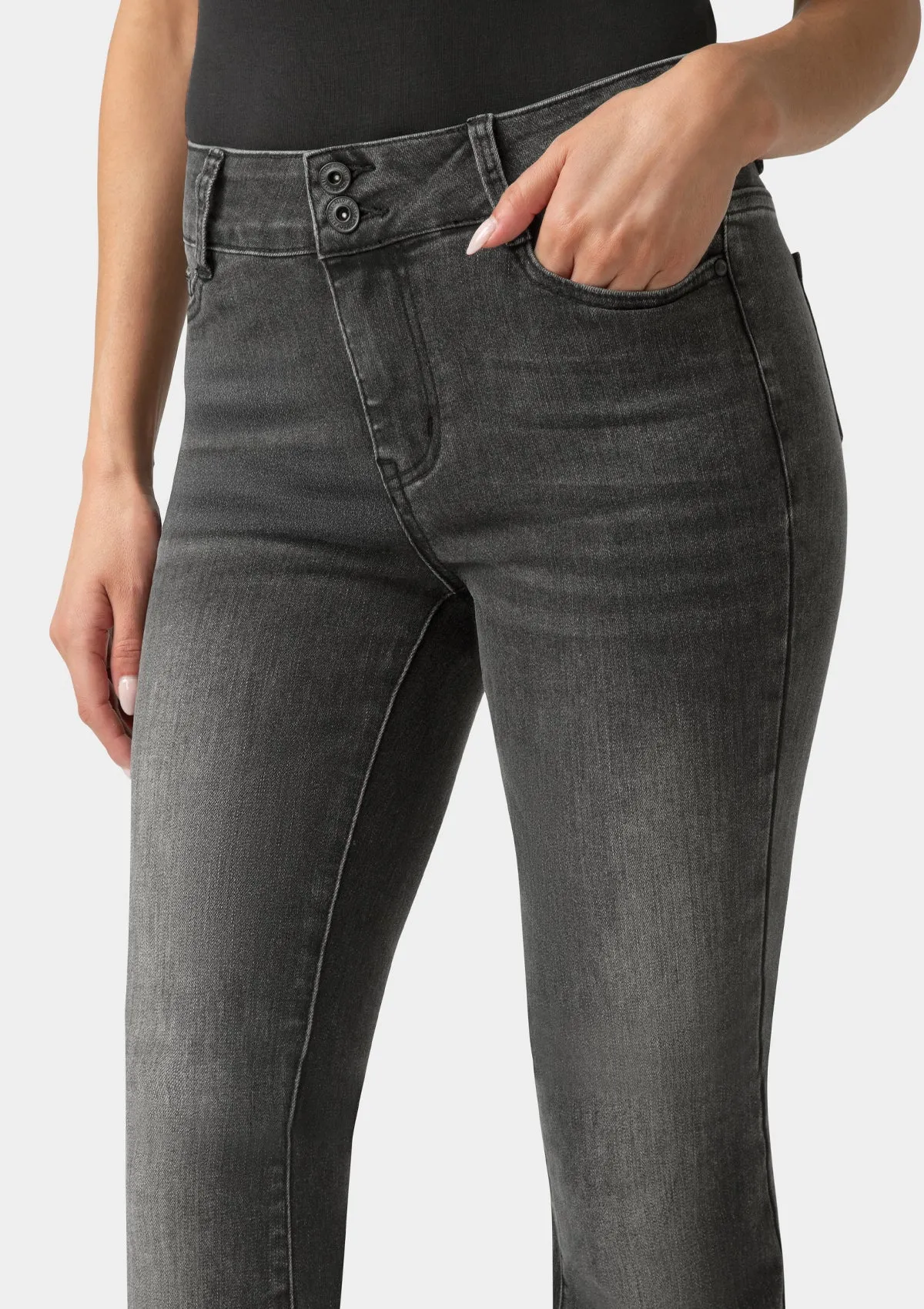 Tall Kellie Mid Rise Bootcut Jeans sold by Alloy Apparel product image thumbnail 5