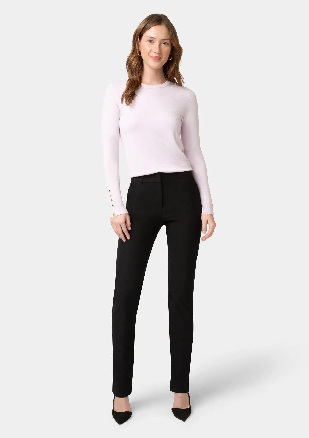 Tall Hampton Structured Trousers sold by Alloy Apparel