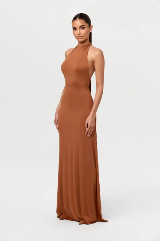 Modal Halter Maxi Dress sold by Naked Wardrobe