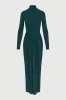 NW Turtleneck Draped Tie Dress sold by Naked Wardrobe