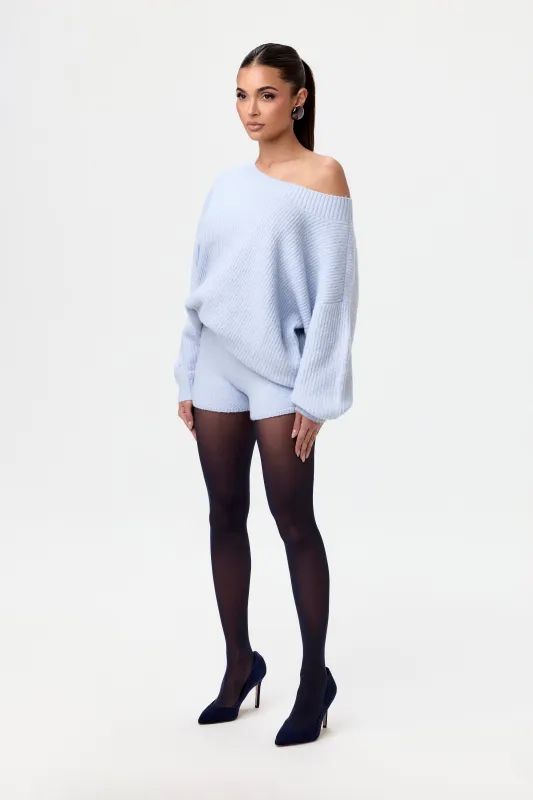 Knit High-Waist Shorts made by Naked Wardrobe