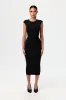 Smooth Soft Scoop Midi Skirt sold by Naked Wardrobe
