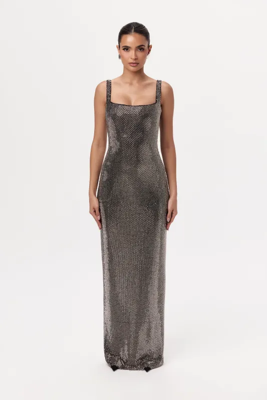 Rhinestone Tank Column Gown sold by Naked Wardrobe