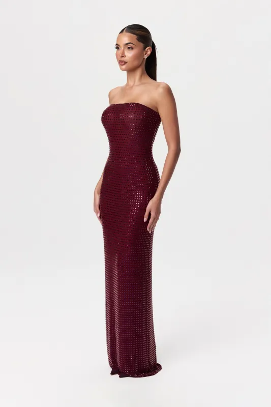 Crystal Tube Column Gown sold by Naked Wardrobe