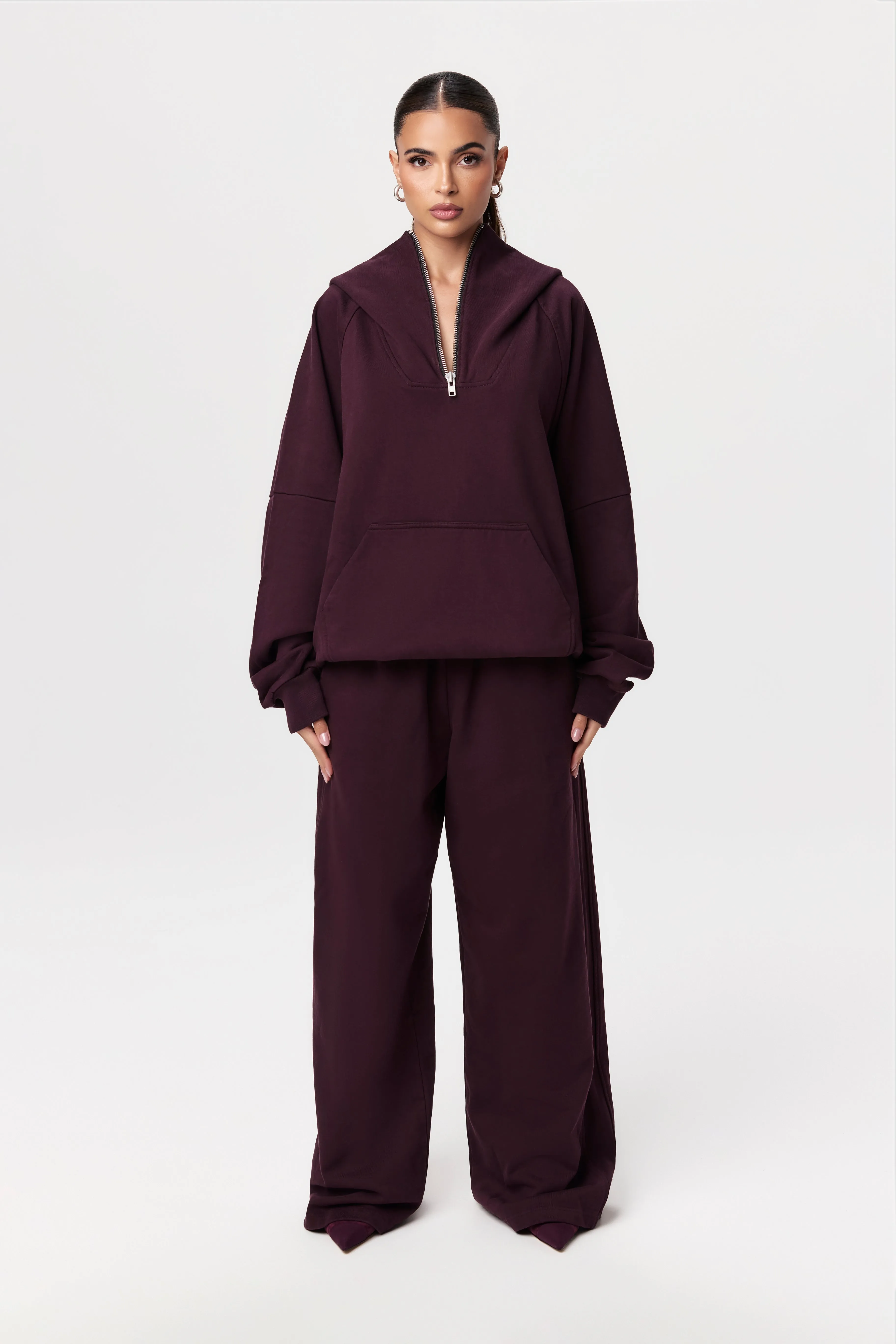 1/4 Zip Hoodie sold by Naked Wardrobe product image thumbnail 2