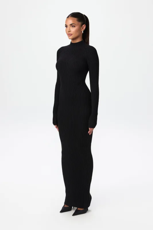Ribbed Knit Maxi Dress sold by Naked Wardrobe
