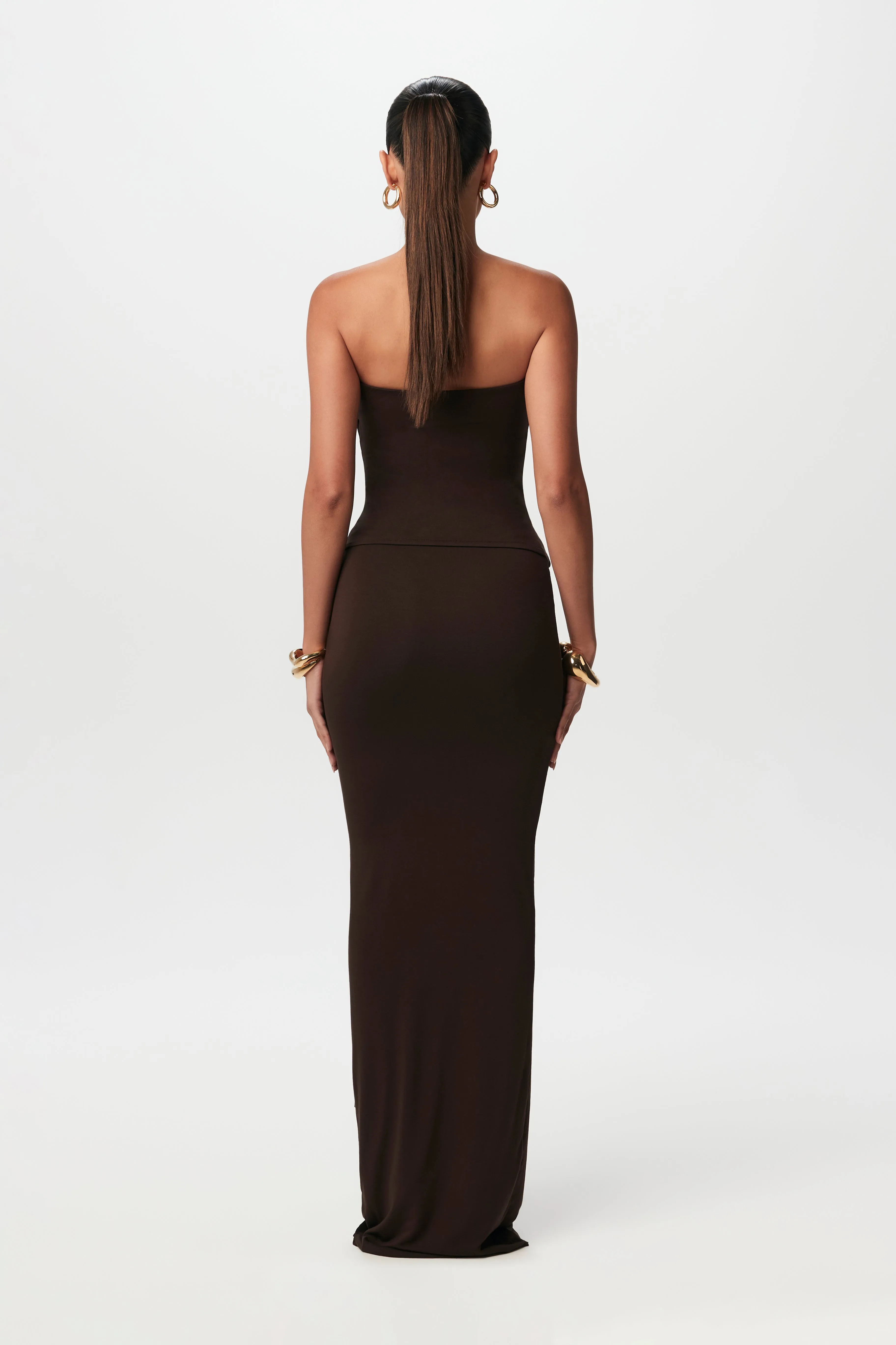 Smooth Draped Tube Top sold by Naked Wardrobe product image thumbnail 3