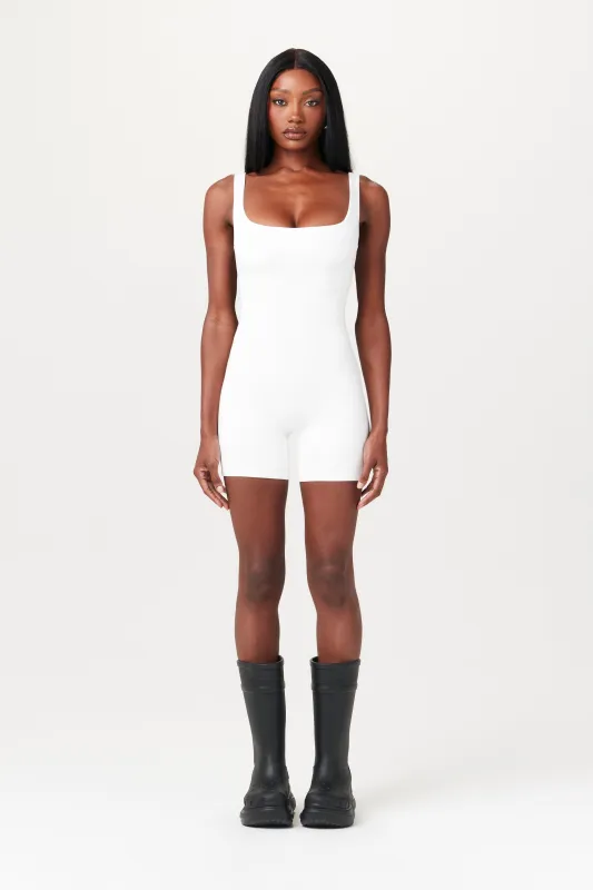 Smooth Scoop Neck Tank Romper sold by Naked Wardrobe