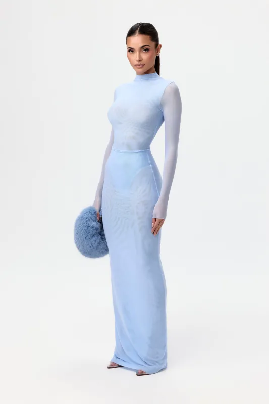 Mesh Sheer Maxi Skirt sold by Naked Wardrobe