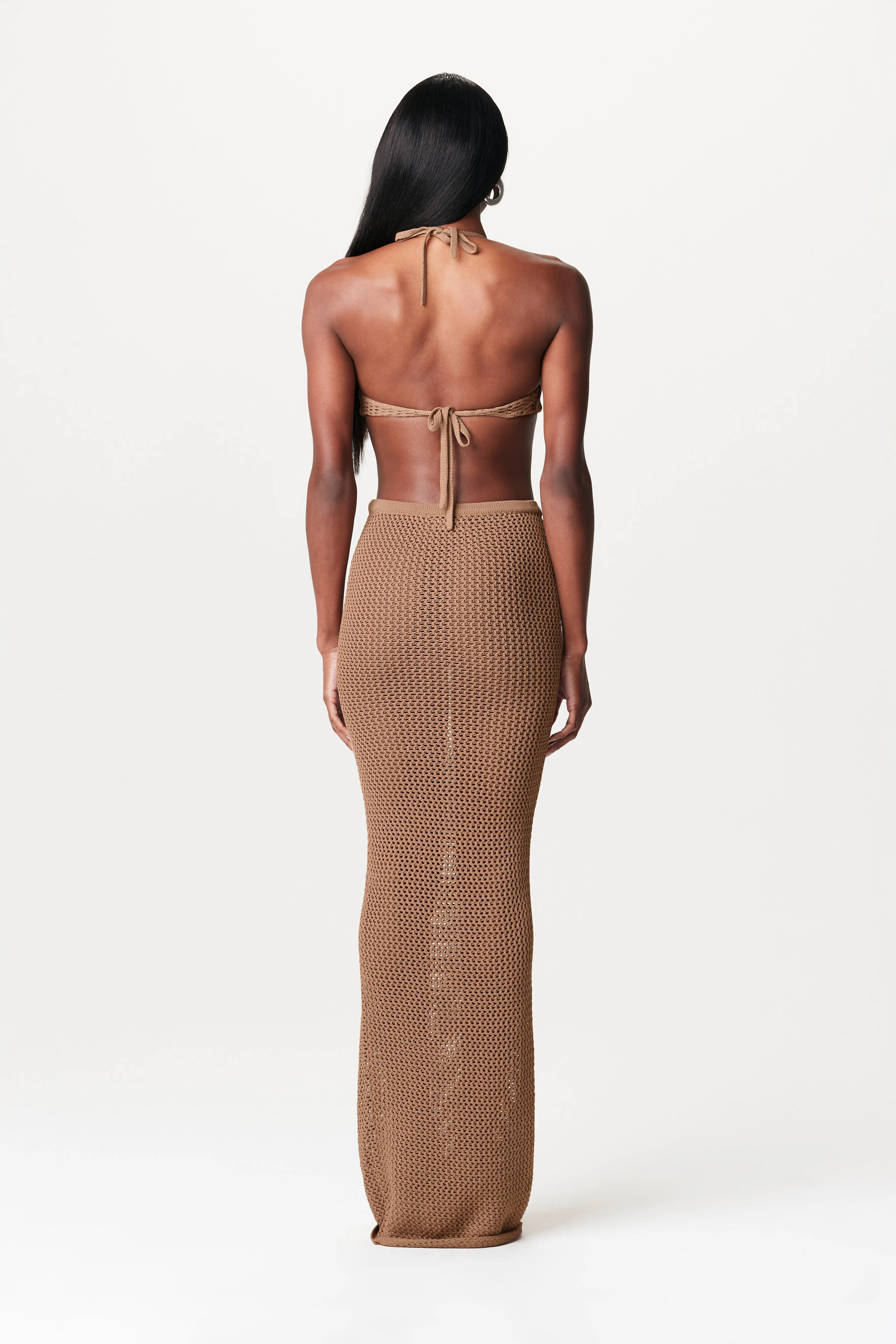 Knit Halter Crop Top sold by Naked Wardrobe product image thumbnail 5