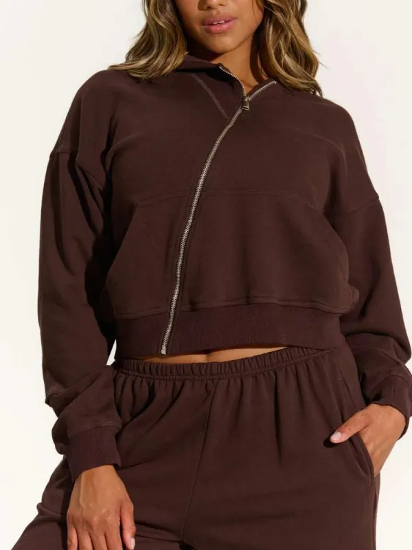 Zip Up Hoodie Jacket sold by Naked Wardrobe