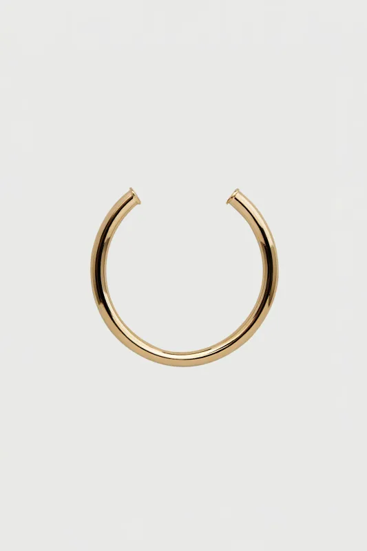 Gold Medium Cuff Bracelet sold by Naked Wardrobe