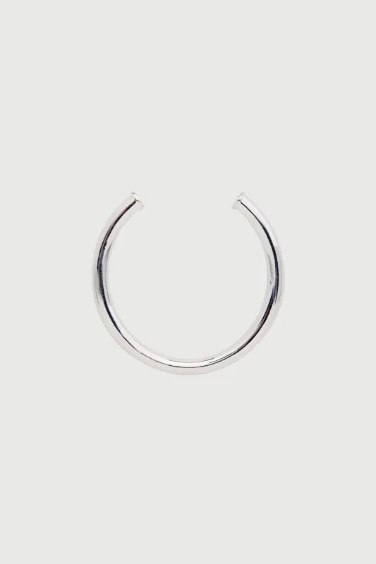 Silver Medium Cuff Bracelet sold by Naked Wardrobe