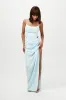 Linen High Slit Maxi Skirt sold by Naked Wardrobe