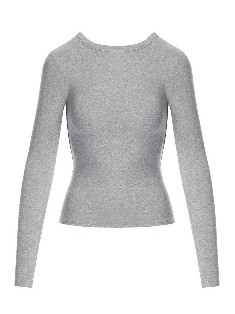 NW Crewneck Top sold by Naked Wardrobe product image thumbnail 5