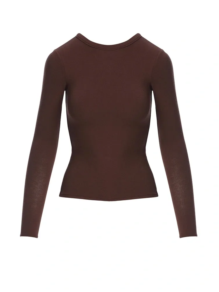 NW Crewneck Top sold by Naked Wardrobe product image thumbnail 4